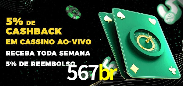 Promoções do cassino ao Vivo 567br